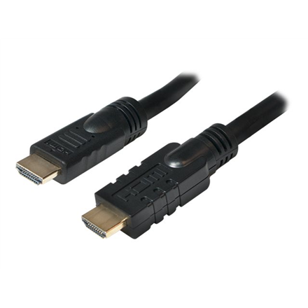 LogiLink CHA0020 – aktiivinen HDMI uros–uros -kaapeli, 20 m, musta