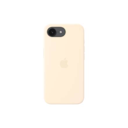 Apple MHWG4ZM/A – silikonikotelo mallille iPhone 17e MagSafella, vaniljanvärinen