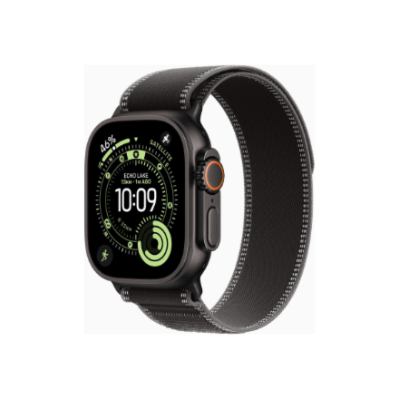 Apple Watch Ultra 3 MF1H4ET/A – GPS + Cellular -älykello, 49 mm Always-On Retina, musta/hiilenharmaa
