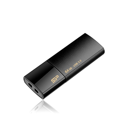 Silicon Power Blaze B05 SP016GBUF3B05V1K – 16 GB USB-A-muistitikku, musta