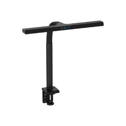 Digitus LED-pöytävalaisin, 50 cm, musta DA-90490 1025 lm 7 W 3000-6500 K lämpimästä kylmään valkoiseen valoon LED-lamppu 10 V
