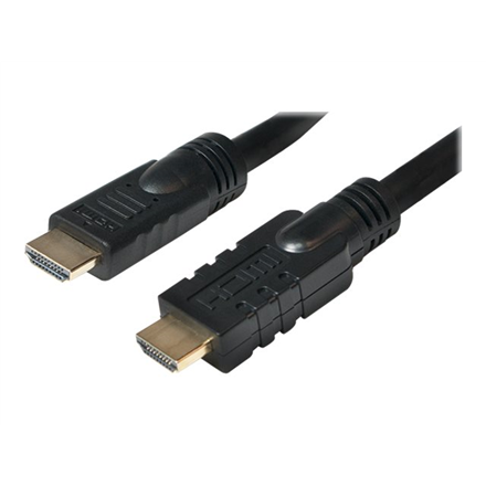 LogiLink CHA0025 – aktiivinen HDMI uros–uros -kaapeli, 25 m, musta