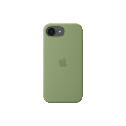 Apple MHWF4ZM/A – silikoninen kotelo mallille iPhone 17e MagSafella, vaalea sammal