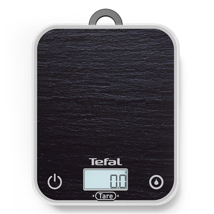 Tefal Optiss BC50D2V0 – elektroninen keittiövaaka, enimmäiskuorma 5 kg, LCD-näyttö, musta