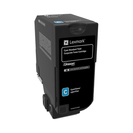 Lexmark 74C2SCE – Corporate-ohjelman värikasetti, syaani