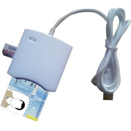 USB PC SC älykortinlukija N68 valkoinen