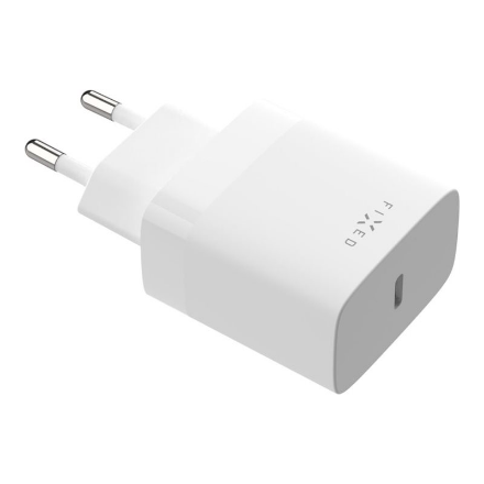 Fixed USB-C-matkalaturi, 30 W, FIXC30N-C-WH