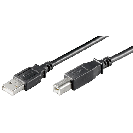 Goobay 93596 – USB 2.0 Hi-Speed -kaapeli, USB-A-uros–USB-B-uros