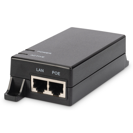 DIGITUS DN-95102-1 – Gigabit Ethernet PoE -injektori, 10/100/1000 Mbit/s, 1 × RJ45