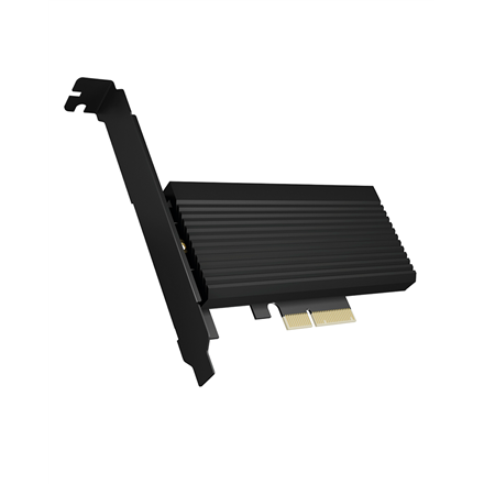 ICY BOX IB-PCI208-HS – PCIe x4 -sovitin 1 HDD- tai SSD-levylle, musta