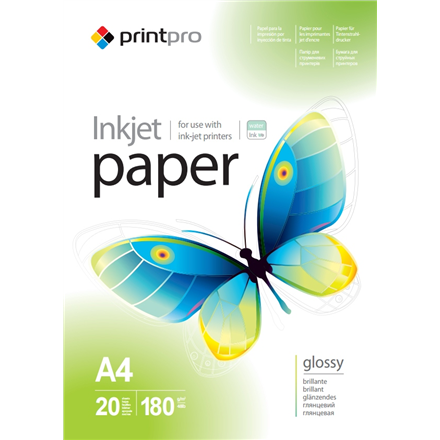 ColorWay PrintPro – erittäin kiiltävä valokuvapaperi, 180 g/m², A4, 20 arkkia