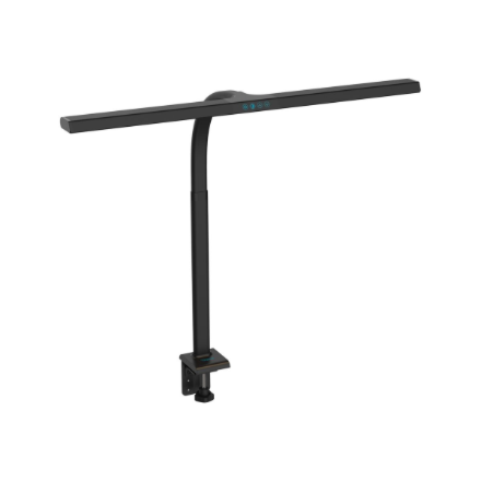 Digitus LED-pöytävalaisin, 80 cm, musta DA-90492 2400 lm 16 W 3000-6500 K lämmin valkoinen valo LED-lamppu 10 V