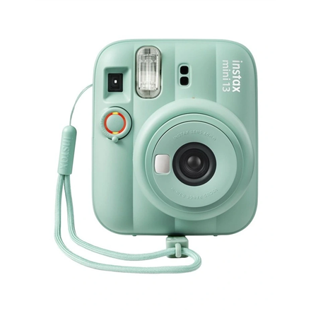 Fujifilm Instax mini 13 – analoginen pikakamera, tarkennus 0.3 metristä alkaen, ISO 800, laguuninvihreä