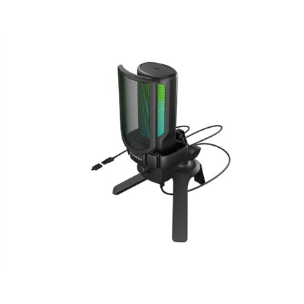 Genesis Radium 250 NGM-2352 – USB-kondensaattorimikrofoni, jalustalla, melunvaimennus, musta