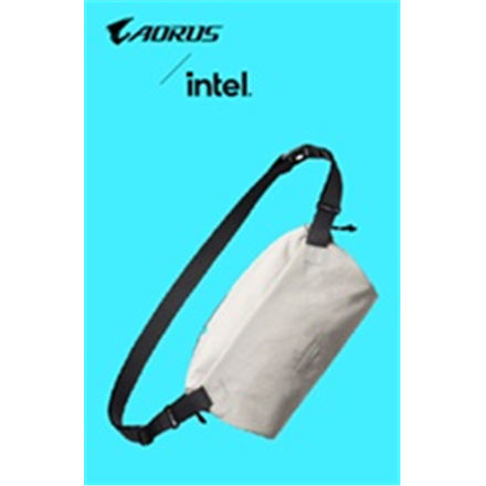 Gigabyte AORUS Intel – sling bag, grey