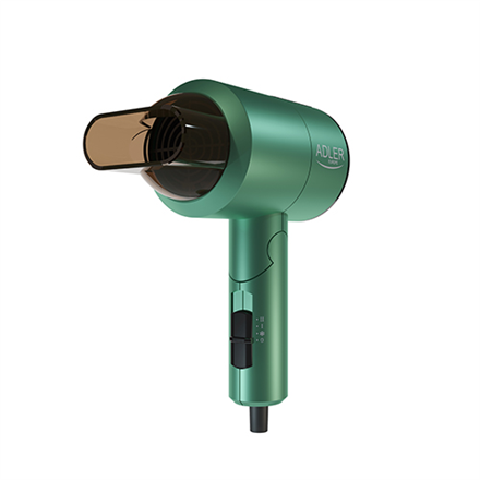Adler Hiustenkuivaaja AD 2265 1100 W Lämpötila-asetusten määrä 2 Vihreä