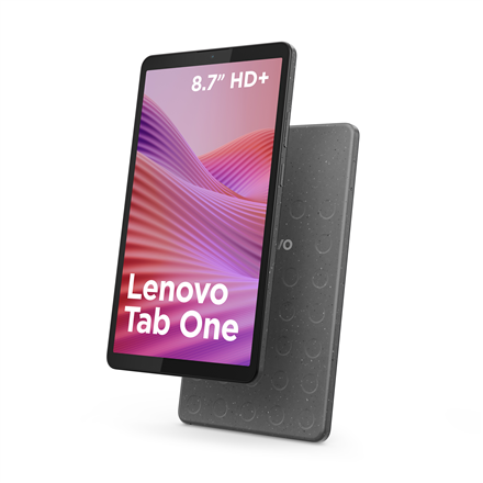 Lenovo Tab One Wi-Fi (ilman virtalähdettä) ZAF00255SE 8.7 " Luna harmaa IPS 1340 x 800 pikseliä MediaTek Helio G85 4 GB juotettu LPDDR4x 64 GB Wi-Fi Etukamera 2 MP Takakamera 8 MP Bluetooth 5.3 Android 14 tai uudempi Takuu 24 kk USB-A - USB-C