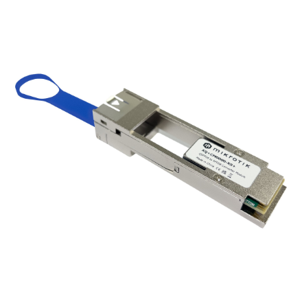 MikroTik XQ+CM0000-XS+ – QSFP28–SFP28-muunnin, 25 000 Mbit/s, käyttölämpötila −20...+85 °C