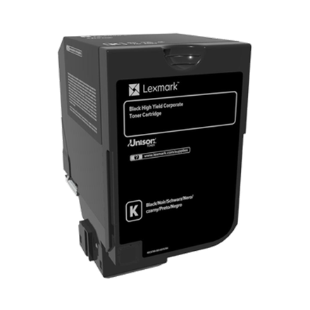 Lexmark 74C2HKE – Corporate-ohjelman värikasetti, musta