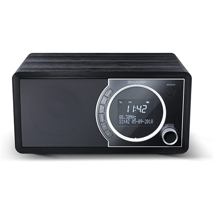Sharp DR-450(BK) – FM/DAB/DAB+ -digitaaliradio Bluetooth 4.2:lla ja herätyksellä, yönmusta
