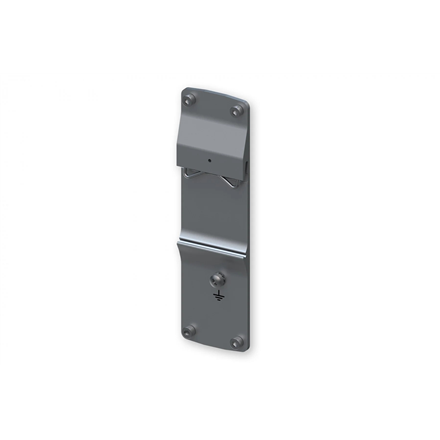 Teltonika PR5MEC24 – DIN-kiskon takapaneeli, 115 × 32.2 × 5.8 mm, alumiini