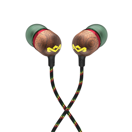 Marley Wired Earbuds Smile Jamaica Built-in microphone USB Type-C Rasta