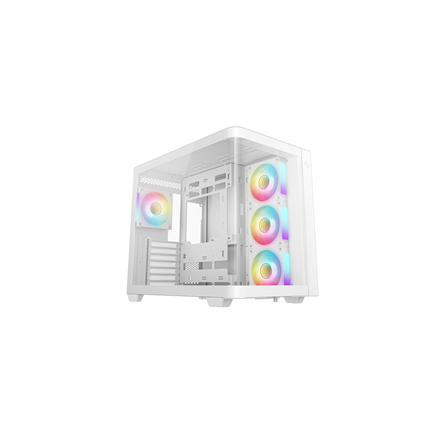 DeepCool CG530U 4F WH – mid-tower case, white