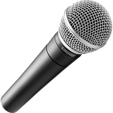 Shure SM58SE – kytkimellinen kardioididynaaminen laulumikrofoni, tummanharmaa