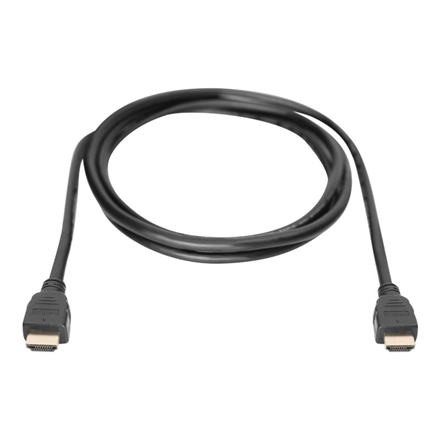 DIGITUS AK-330124-020-S – Ultra High Speed HDMI with Ethernet Type-A-kaapeli kahdella urospistokkeella, 2 m