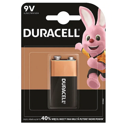 Duracell Basic MN1604 – alkaline 9 V batteries, 1-pack