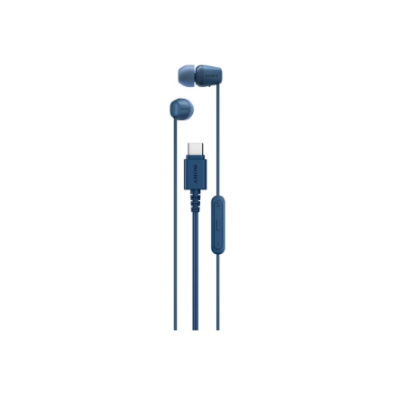 Sony IER-EX15C – johdolliset nappikuulokkeet mikrofonilla, siniset