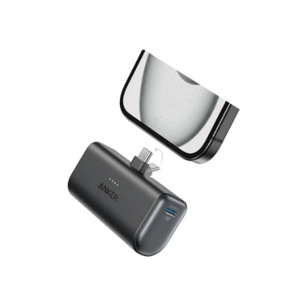 Anker Nano A1653H11 -varavirtalähde sisäänrakennetulla USB-C-liittimellä, 5000 mAh, musta
