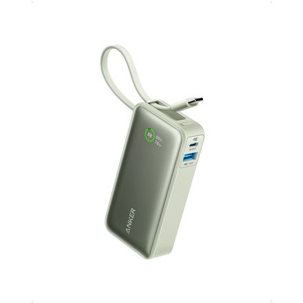 Anker 545 Nano A1259G61 – 10000 mAh varavirtalähde, vihreä
