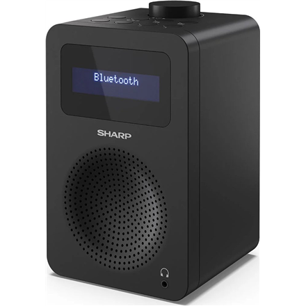 Sharp DR-430(BK) – FM/DAB/DAB+ -digitaaliradio Bluetooth 5.0:lla, yönmusta