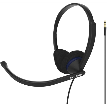 Koss CS200i – langalliset korvanpäälliset kuulokkeet mikrofonilla ja 3.5 mm liittimellä