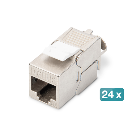 Digitus Keystone-moduuli CAT 6A, 14.5 x 34.5 x 21.0 mm