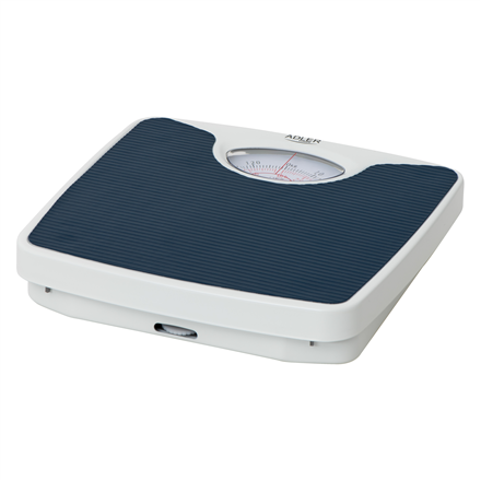 Adler AD 8151b – mekaaninen henkilövaaka, enintään 130 kg, 1 kg asteikko, sininen/valkoinen