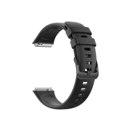 Fixed silikonihihna Huawei Band 8/9/10, musta