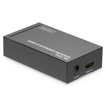 DIGITUS DS-55518 – Full HD HDMI over IP -jatkovastaanotin