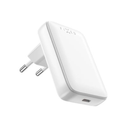 FIXED FIXCG30S-C-WH – ohut GaN USB-C -matkalaturi PD-tuella, 30 W, valkoinen