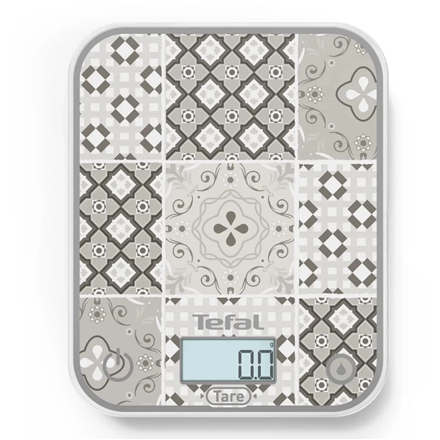 Tefal Optiss BC50D6V0 – elektroninen keittiövaaka, 0.5/1 g tarkkuus, LCD-näyttö