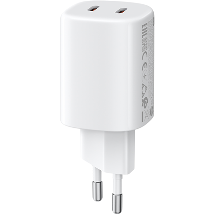 Xiaomi 45W Nano Turbo BHR087OEU – 45 W:n 2-porttinen EU-virtalähde USB-C- ja USB-A-liitännöillä