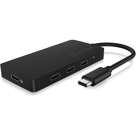 ICY BOX IB-HUB1429-CPD – 4-porttinen USB-C-keskitin Power Delivery -portilla