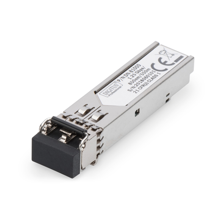 DIGITUS DN-81000 – monimuotoinen mini-SFP-lähetin-vastaanotin, LC duplex, 1,25 Gbit/s, 850 nm, enintään 550 m