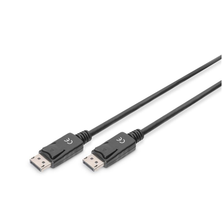 DIGITUS AK-340100-020-S – DisplayPort-kaapeli kahdella urospistokkeella