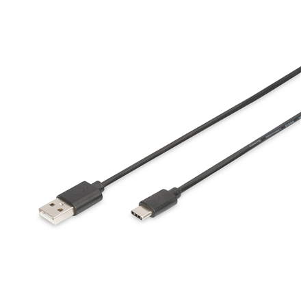 DIGITUS AK-300154-010-S – USB-A–USB-C liitäntäkaapeli