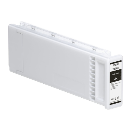 Epson UltraChrome PRO C13T80080N / T8008 – Singlepack mustekasetti, mattamusta, 700 ml