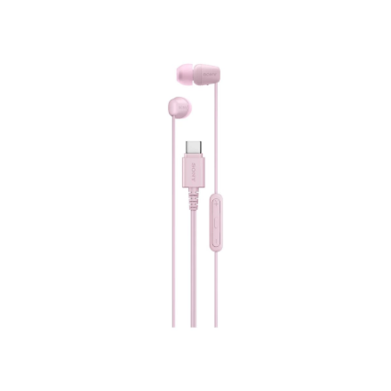 Sony IER-EX15C – johdolliset nappikuulokkeet mikrofonilla, vaaleanpunaiset