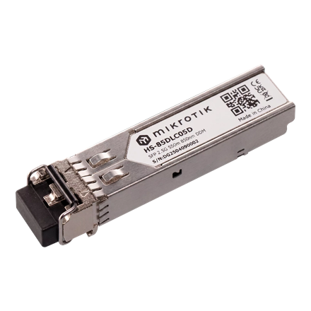 MikroTik HS-85DLC05D – 1G/2.5G-monimuotoinen SFP-moduuli, LC-duplex, enintään 550 m
