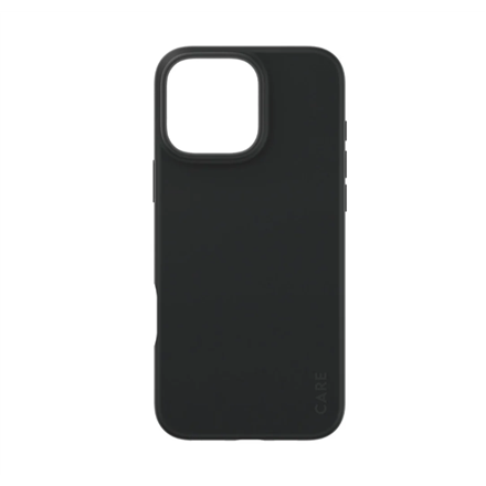 CARE by PanzerGlass Fashion – kierrätysmuovinen takakuori Apple iPhone 16 Pro Maxille, musta